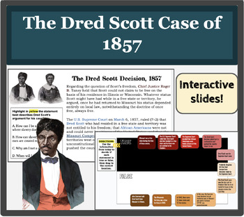 Preview of The Dred Scott Case of 1857