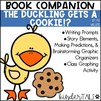 Preview of The Duckling Gets a Cookie!? Writing Prompts & Book Companion