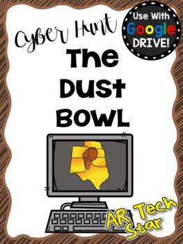 Preview of The Dust Bowl Digital Cyber Hunt for Google Slides Distance Learning
