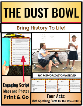 Preview of The Dust Bowl - Great Plains, Drought, WWI, Depression, New Deal