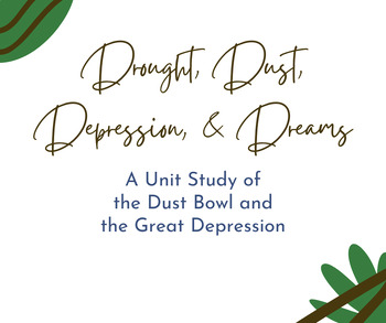 Preview of The Dust Bowl and the Great Depression Unit Study for 4th-Grade ELA