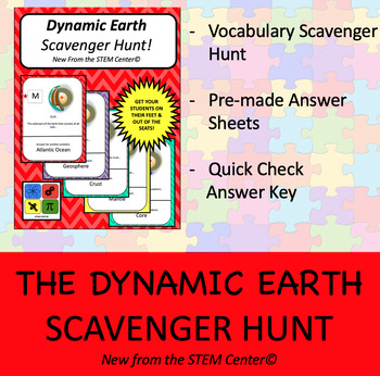 Preview of The Dynamic Earth - Scavenger Hunt Activity