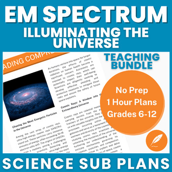 Preview of Electromagnetic EM Spectrum: NO PREP – Science Physics Light Waves Sub BUNDLE