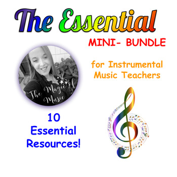 Preview of The ESSENTIAL Instrumental Music Teacher Mini-Bundle!