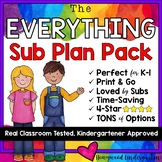 Editable Sub Binder & 10+ Days of Sub Plans & Activities!!