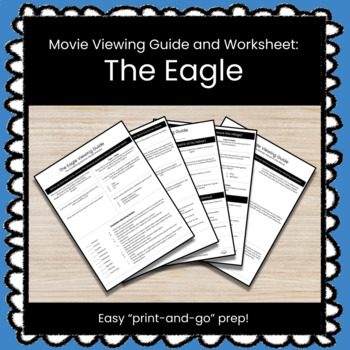 Preview of The Eagle Movie Viewing Guide & Worksheets (The Roman World)