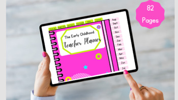 Preview of The Early Childhood Digital Teacher Planner 1st Edition