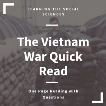 Preview of The Early Life of Ho Chi Minh 1 Page Reading with Questions: Distance Learning