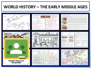 Preview of The Early Middle Ages - Complete Unit - Google Classroom Compatible