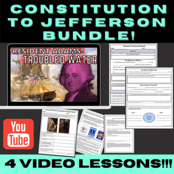 Preview of The Early Republic 4 VIDEO Bundle | Constitution, Washington, Adams, Jefferson