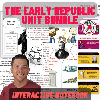 Preview of The Early Republic Unit Bundle (grades 7-8)