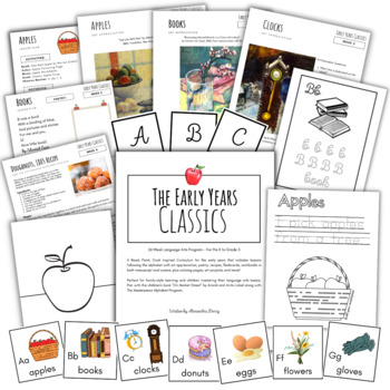 Preview of The Early Years Classics - 26 Week Language Arts Program - For PreK to Grade 3