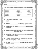 The Earth Dragon Awakes Vocabulary Cloze Assessment