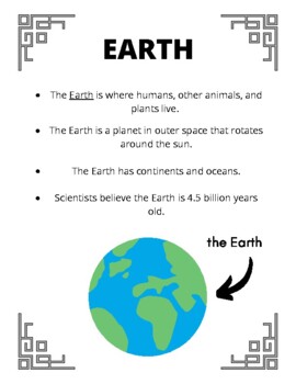 sheets of planet earth fact