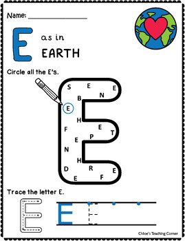 The Earth & Recycling – Multi-subject Worksheets for Preschool & Pre-K