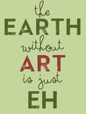 The Earth Without Art is just Eh poster