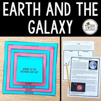 Preview of The Earth and the Galaxy--5th Grade Florida Benchmark SC.5.E.5.1
