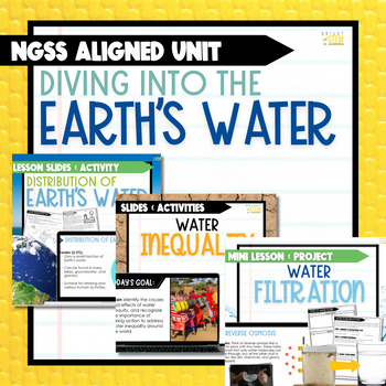 Preview of The Earth's Water - 5th Grade Science Unit