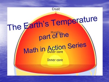 Preview of The Earth's Temperature: part of the Math in Action Series