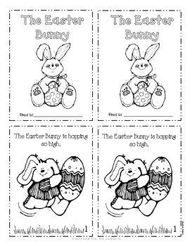 The Easter Bunny Mini-book - Freebie for March | TpT