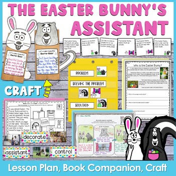Preview of The Easter Bunny's Assistant Lesson Plan, Book Companion, and Crafts