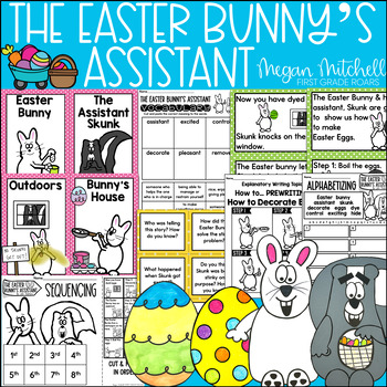 Preview of The Easter Bunny's Assistant a Spring Book Companion Reading Comprehension