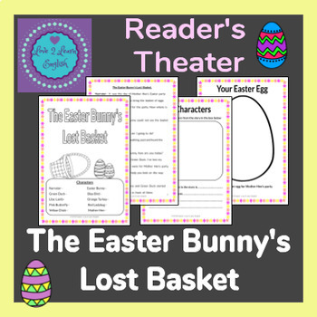 Preview of Reader's Theater | Easter Activity | Reading Fluency | ESL