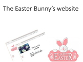 The Easter Bunny website (HTML) Computer Lesson