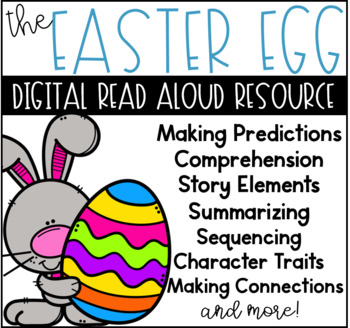Preview of The Easter Egg Digital Reading Resource for Google Classroom™ Slides™