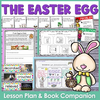 Preview of The Easter Egg by Jan Brett Lesson Plan and Book Companion
