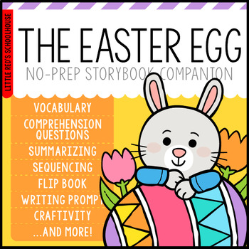Preview of The Easter Egg Jan Brett Companion | Writing Prompts, Vocab, Comprehension