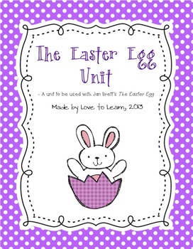 Preview of The Easter Egg by Jan Brett Unit - Printable Activities