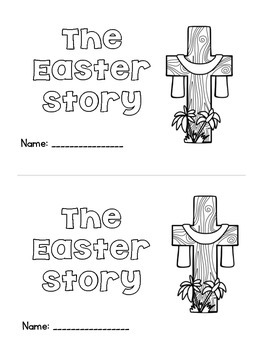 The Easter Story Emergent Reader by Grace and Gratitude | TpT