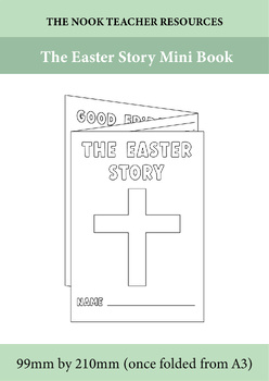 Preview of The Easter Story Mini Book