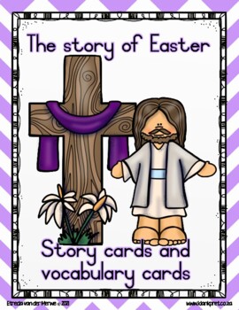 Preview of The Easter Story story cards