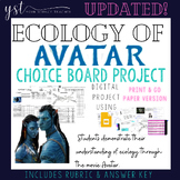 The Ecology of Avatar Choice Board Project (Paper & Digital)
