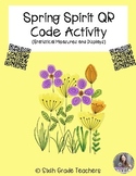 The Editable Spring Spirit QR Code Activity- Distance Learning