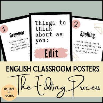 high school english classroom posters