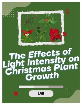 Preview of The Effects of Light Intensity on Christmas Plant Growth