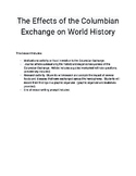 The Effects of the Columbian Exchange on World History