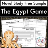 The Egypt Game Novel Study FREE Sample | Worksheets and Ac