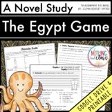 The Egypt Game Novel Study Unit | Comprehension Questions with Activities & Test