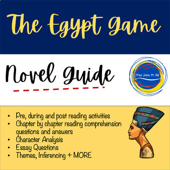 Preview of The Egypt Game by Snyder 4th and 4th Grade Novel Guide