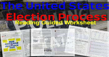 Preview of The Election Process Reading Guided Worksheet
