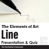 The Elements of Art - Line - PowerPoint Lecture Notes, Qui