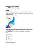 The Elements of Art Series (Worksheet and Animoto) - Space