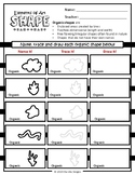 The Elements of Art (Shape) worksheet focuses on organic shapes!
