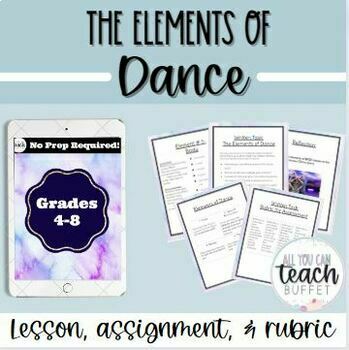 Preview of The Elements of Dance Lesson & Assessment