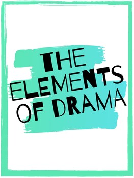 Preview of The Elements of Drama