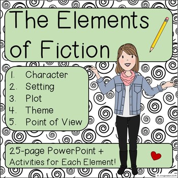 The Elements of Fiction by Jenspiration | Teachers Pay Teachers
